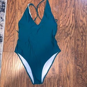 One piece bathing suit